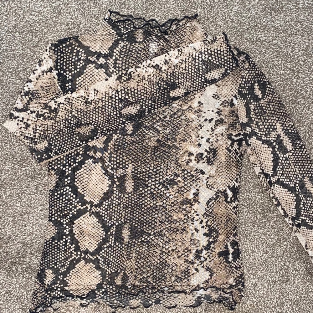 Windsor Snake It Off In Mesh Top